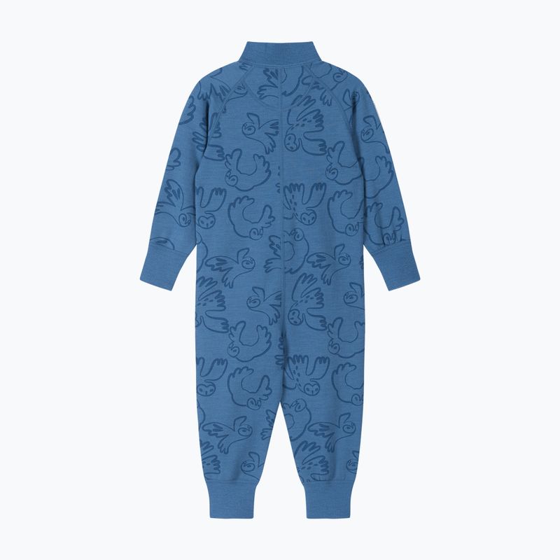 Детски гащеризон Reima Parvin Wool blue ocean 2