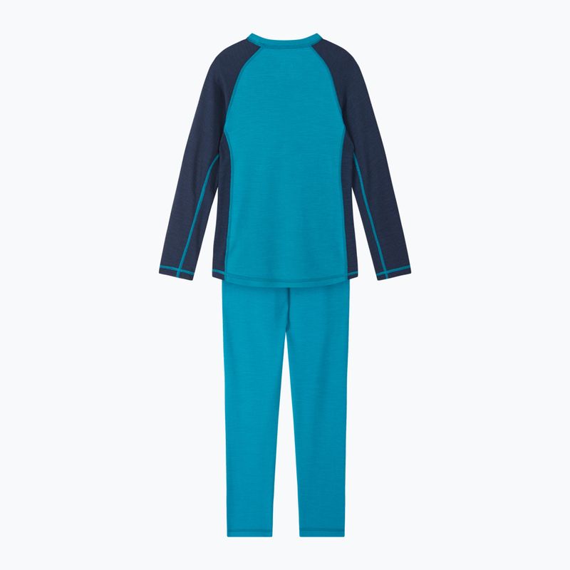 Комплект термобельо за деца Reima Taitoa aquatic blue 2
