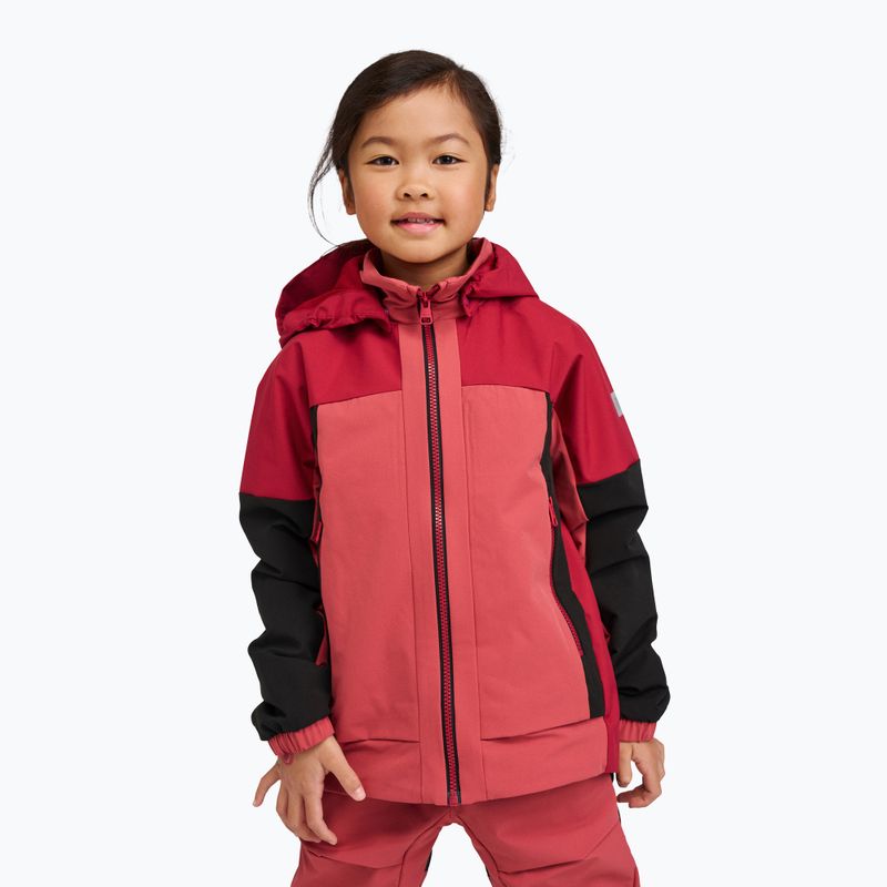 Детско хибридно яке Reima Vaeltava cranberry 8