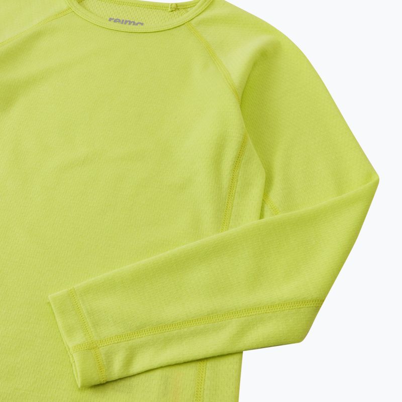Комплект термобельо за деца Reima Lani bright lime 5