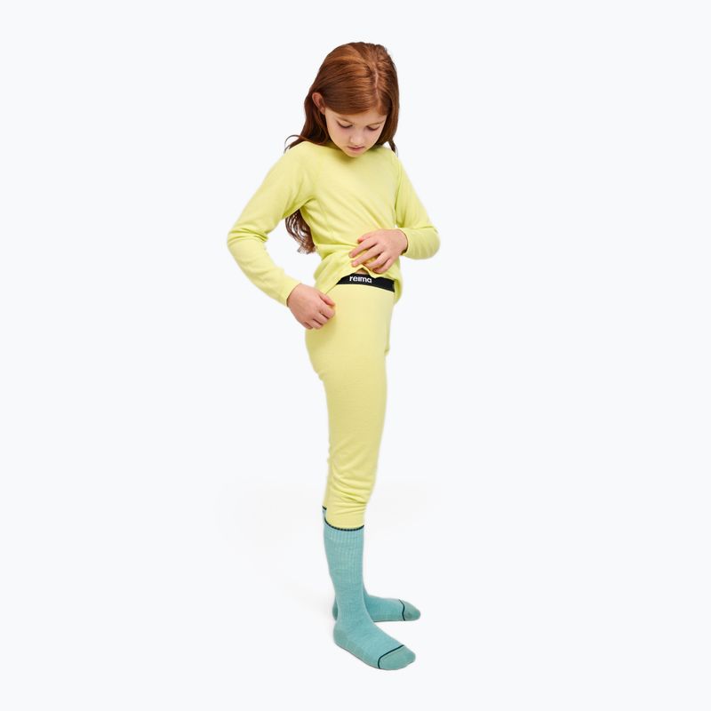 Комплект термобельо за деца Reima Lani bright lime 9