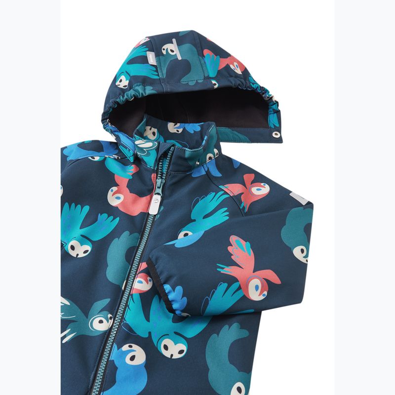 Детски софтшел гащеризон Reima Mjosa navy 4