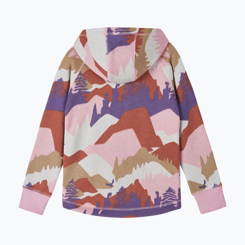 Детски поларен суитшърт Reima Northern Fleece Hoodie grey pink 2