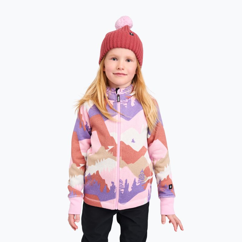 Детски поларен суитшърт Reima Northern Fleece Hoodie grey pink 6