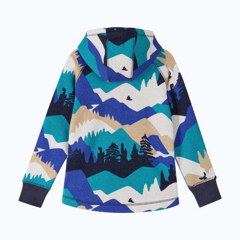 Детски поларен суитшърт Reima Northern Fleece Hoodie navy 2