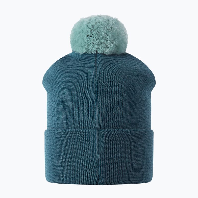 Детска зимна шапка Reima Omasi dark teal 2