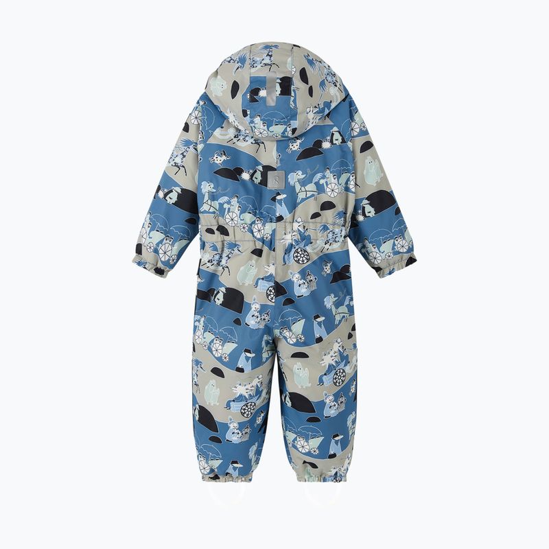 Детски скиорски гащеризон Reima Puhuri blue ocean 2