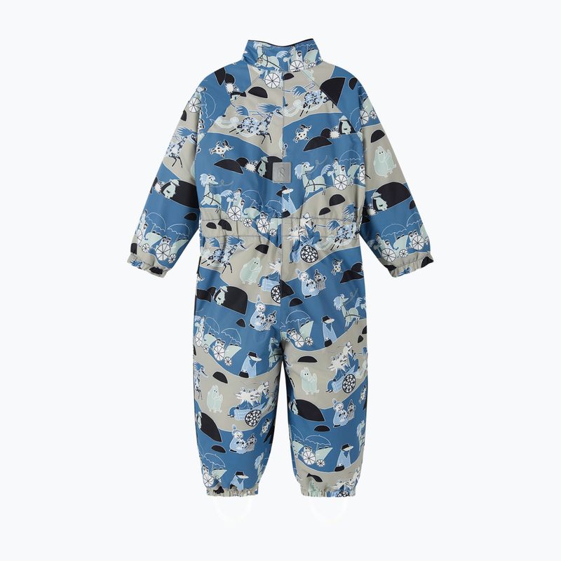 Детски скиорски гащеризон Reima Puhuri blue ocean 3
