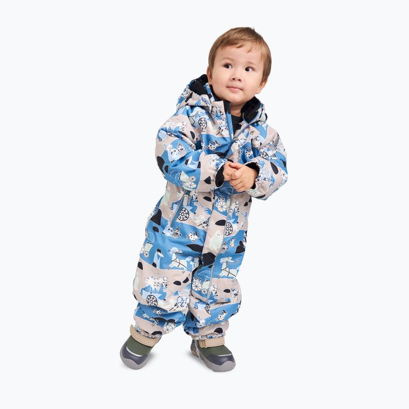 Детски скиорски гащеризон Reima Puhuri blue ocean 7