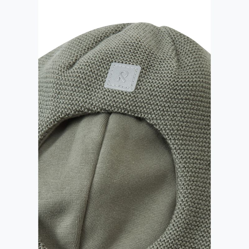 Детска шапка маска Reima Starrie greyish green 3