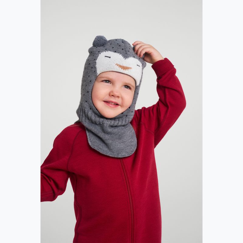 Детска шапка маска Reima Ilmeet melange grey 4