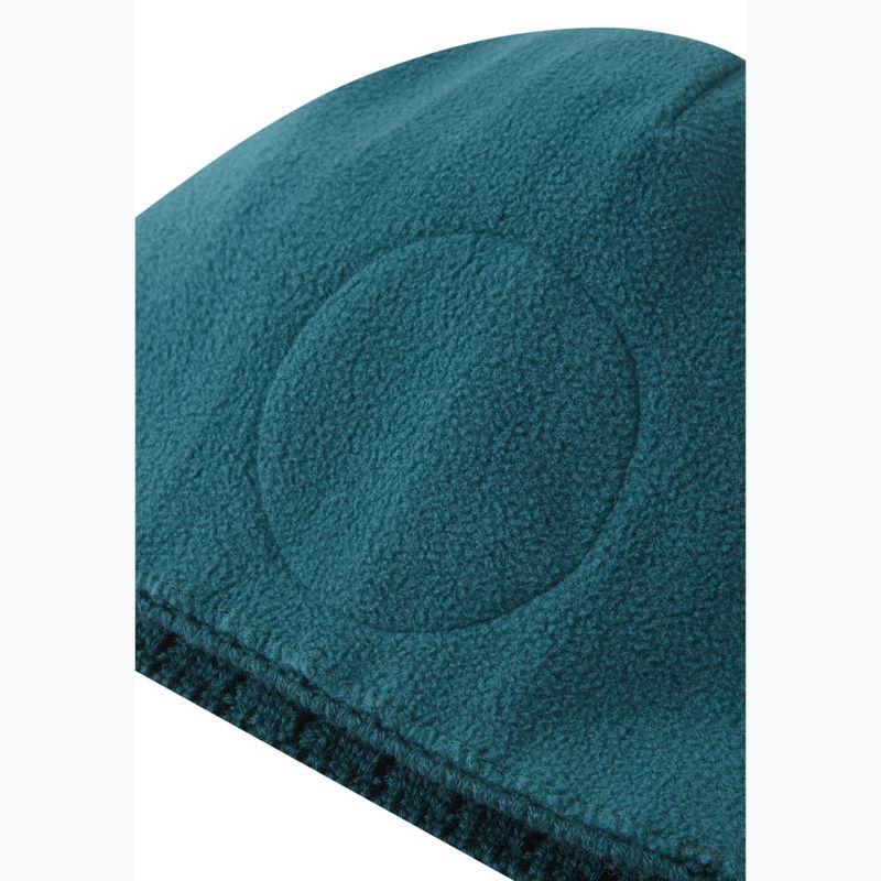 Детска шапка Reima Nyksund dark teal 4