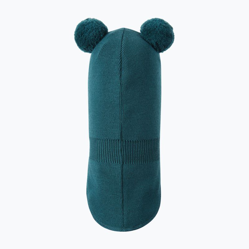 Детска шапка маска Reima Vekkuli dark teal 2