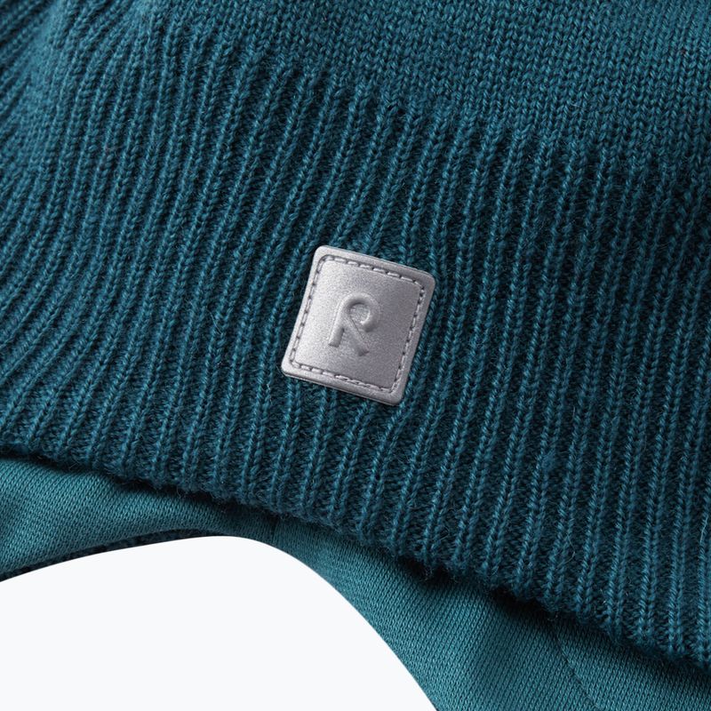 Детска зимна шапка Reima Kumpi dark teal 3