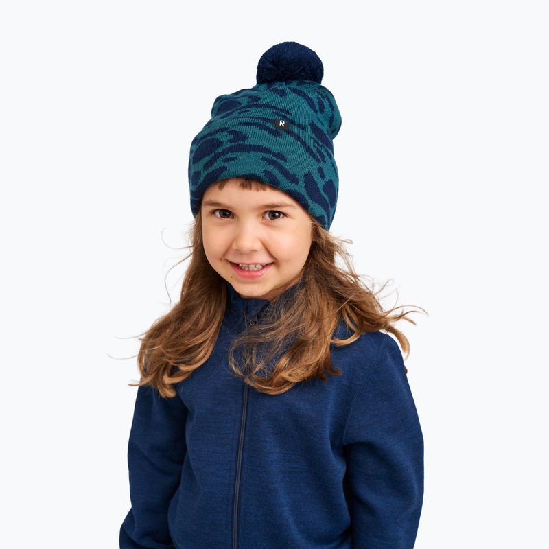 Детска зимна шапка Reima Virkku navy 4