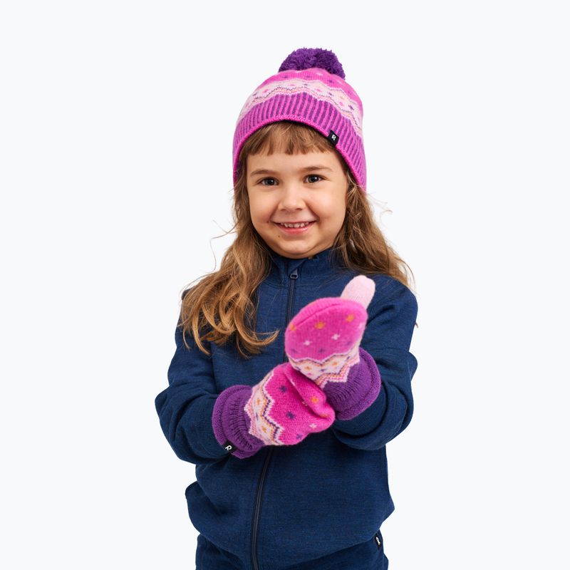 Детски зимни ръкавици Reima Lapanen plum purple 6