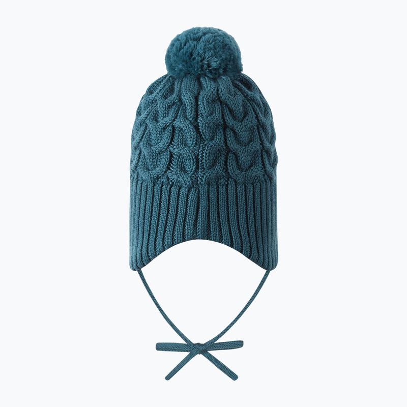 Детска зимна шапка Reima Paljakka dark teal 2