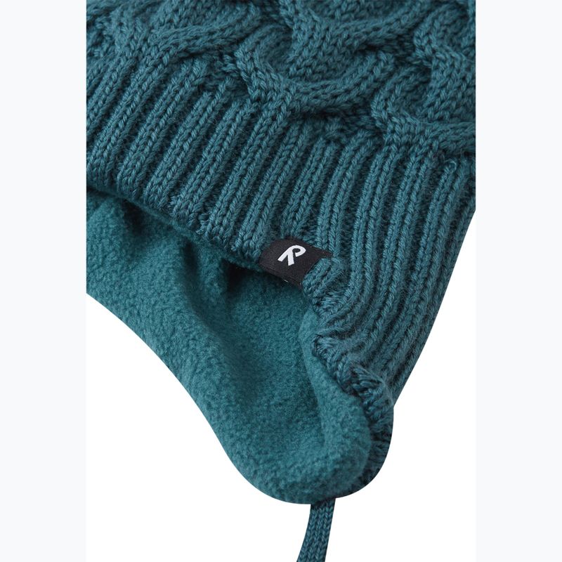 Детска зимна шапка Reima Paljakka dark teal 3