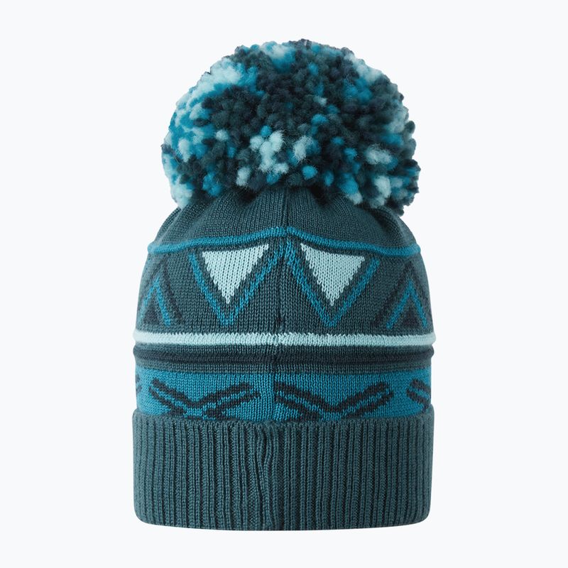Детска зимна шапка Reima Kirjoen dark teal 2