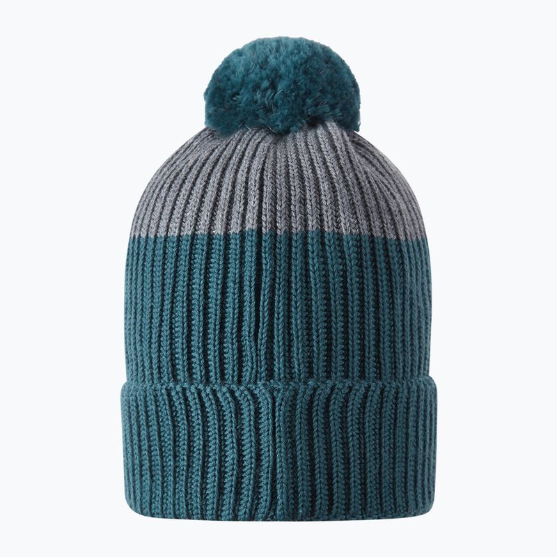 Детска зимна шапка Reima Pilke dark teal 2