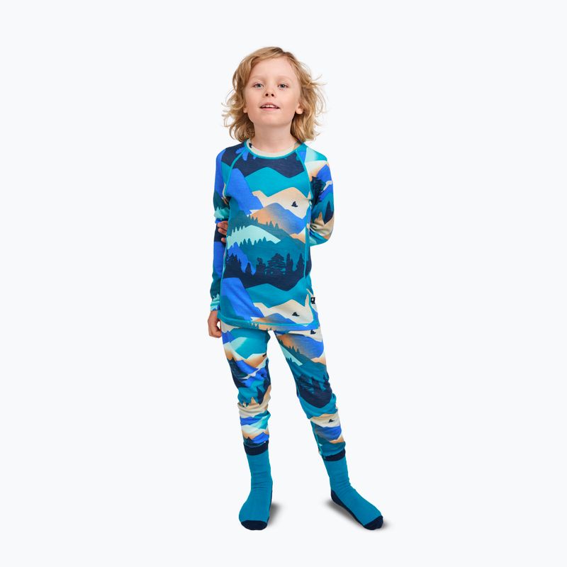 Детски чорапи Reima Villalla aquatic blue 3