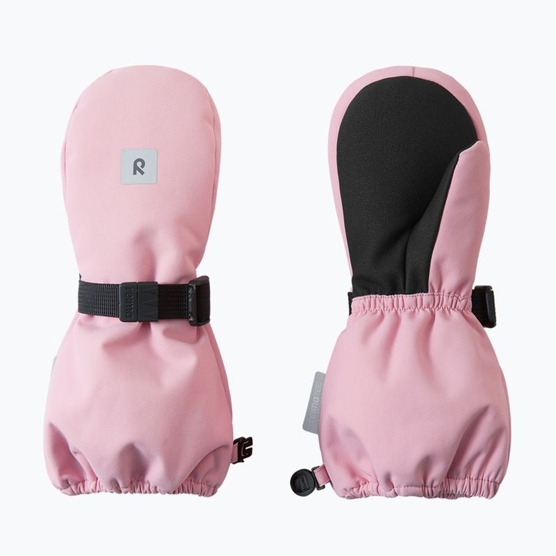 Детски скиорски ръкавици Reima Ote grey pink