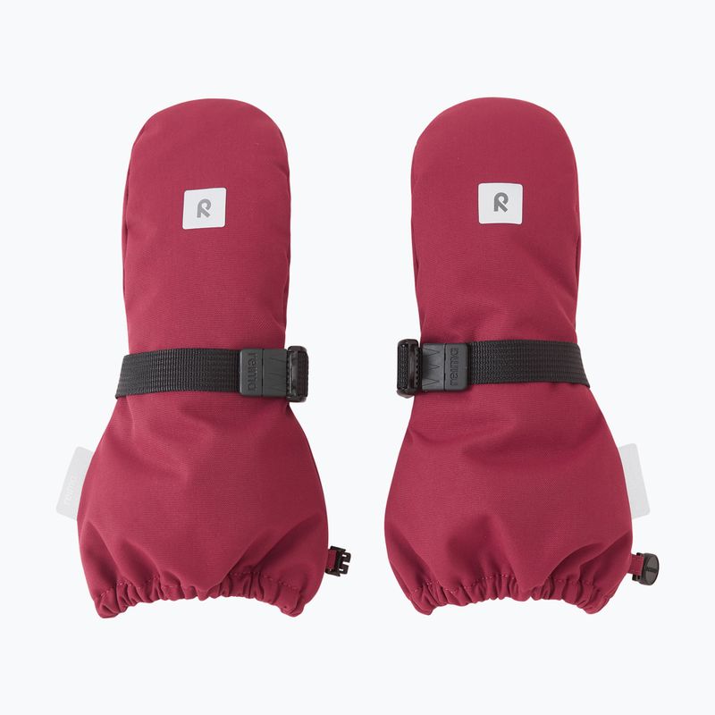 Детски скиорски ръкавици Reima Ote maroon 2