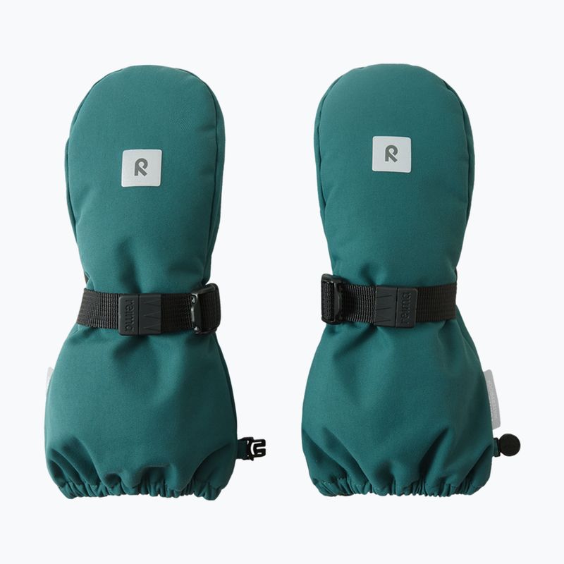 Детски скиорски ръкавици Reima Ote dark teal 2