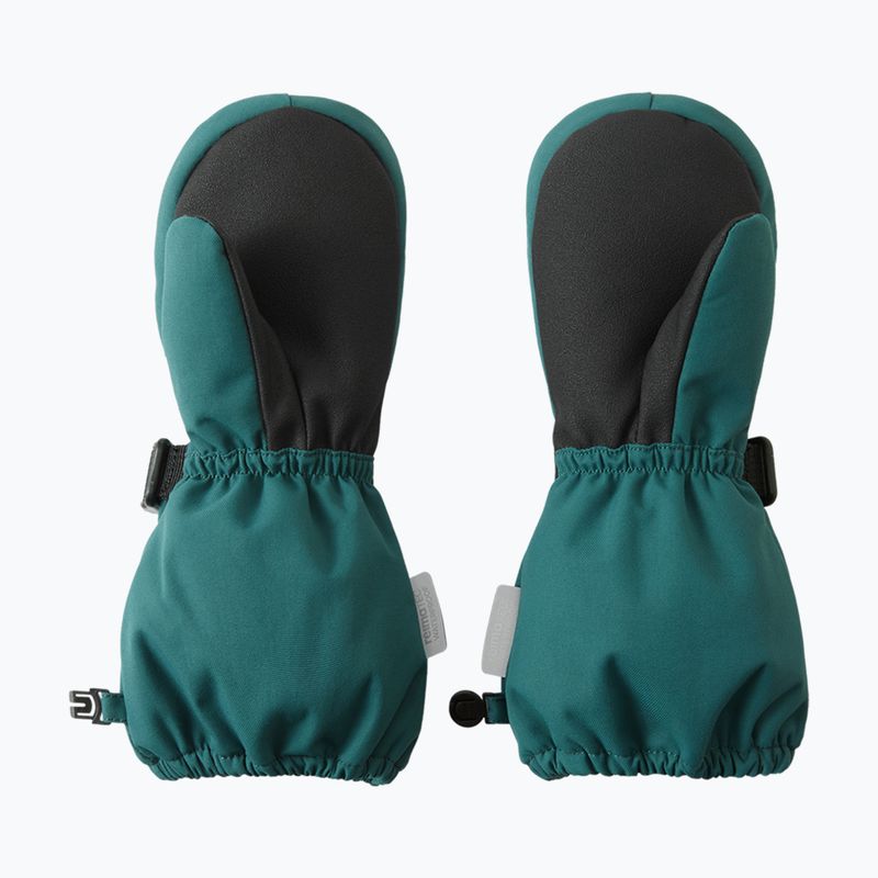 Детски скиорски ръкавици Reima Ote dark teal 3