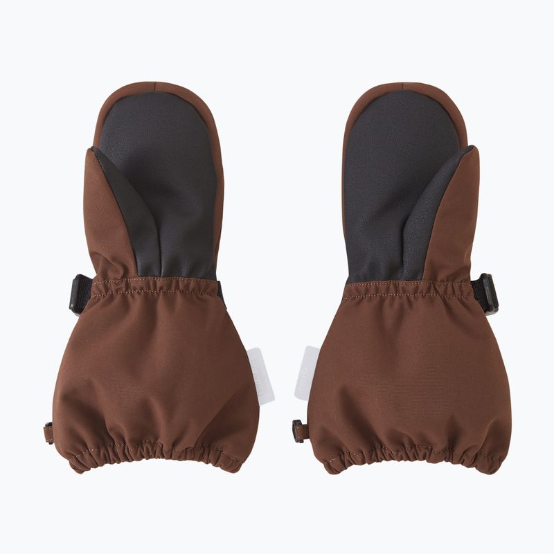 Детски скиорски ръкавици Reima Ote umber brown 3