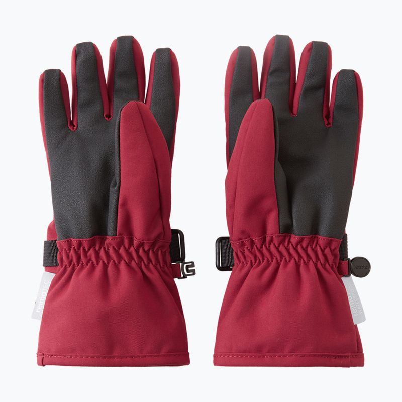 Детски скиорски ръкавици Reima Tartu maroon 3