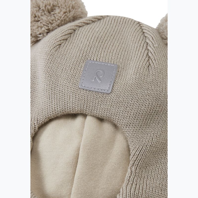 Детска шапка маска Reima Vekkuli earthy beige 3