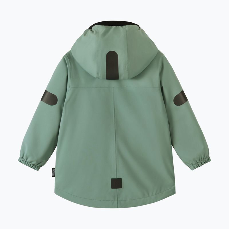 Детско яке за дъжд Reima Symppis stone green 2