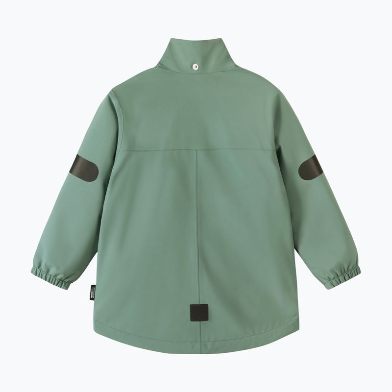 Детско яке за дъжд Reima Symppis stone green 3