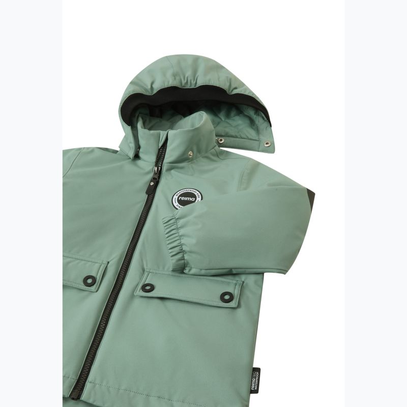 Детско яке за дъжд Reima Symppis stone green 4