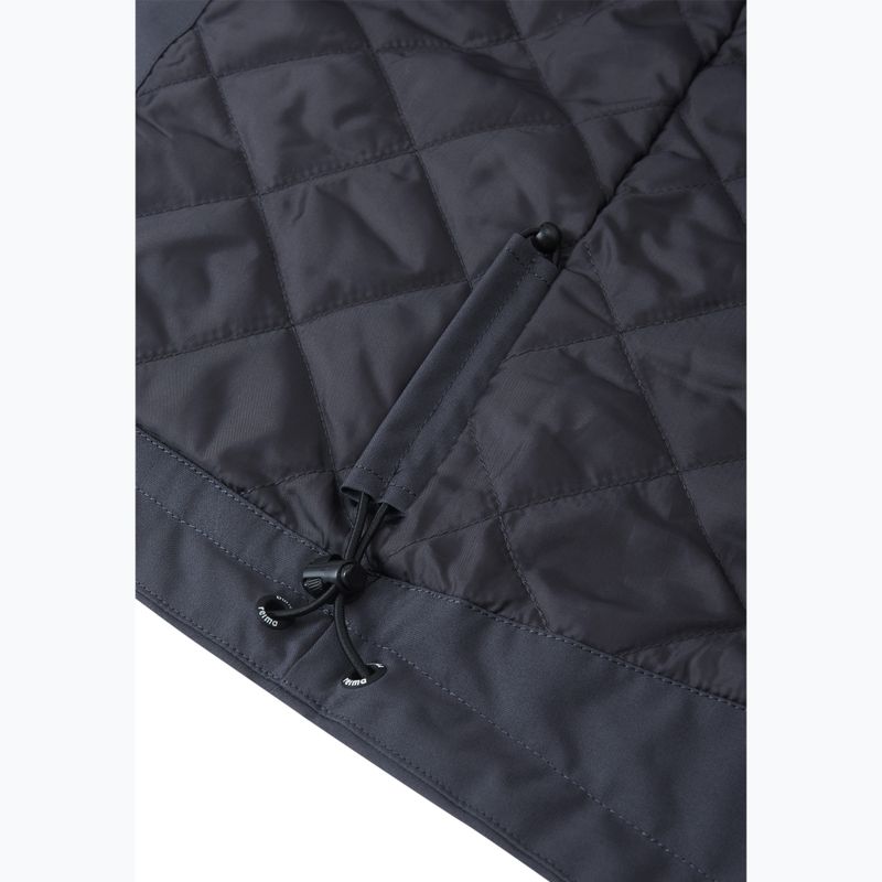 Детско яке за дъжд Reima Symppis soft black 6