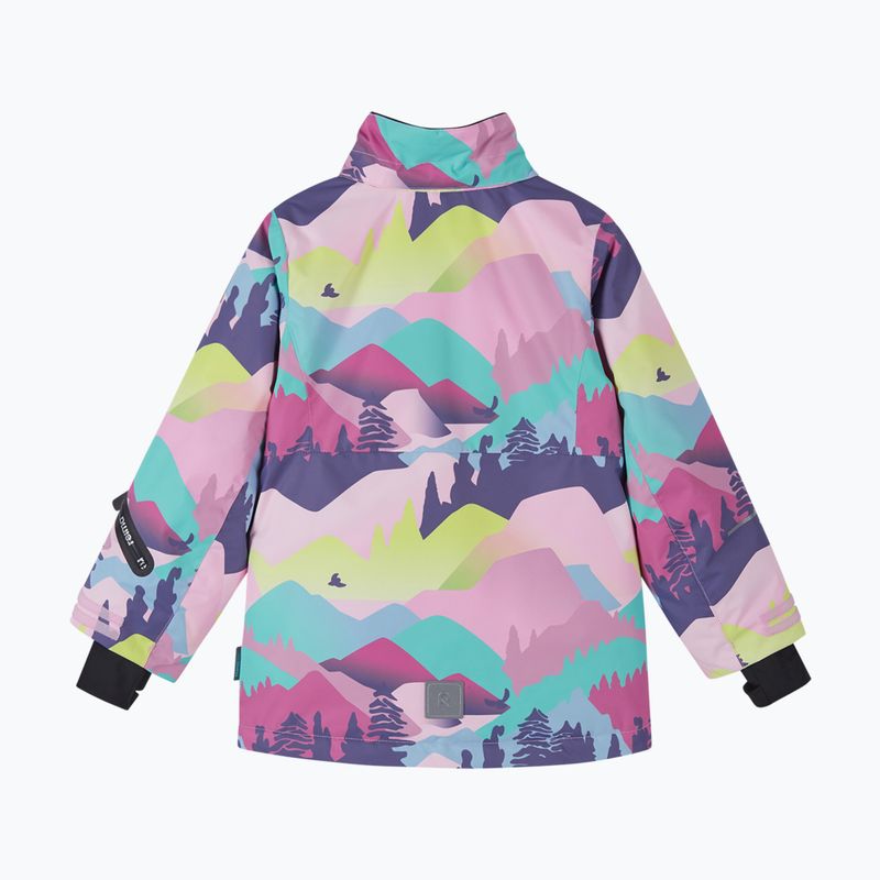 Детско скиорско яке Reima Kiiruna grey pink 3