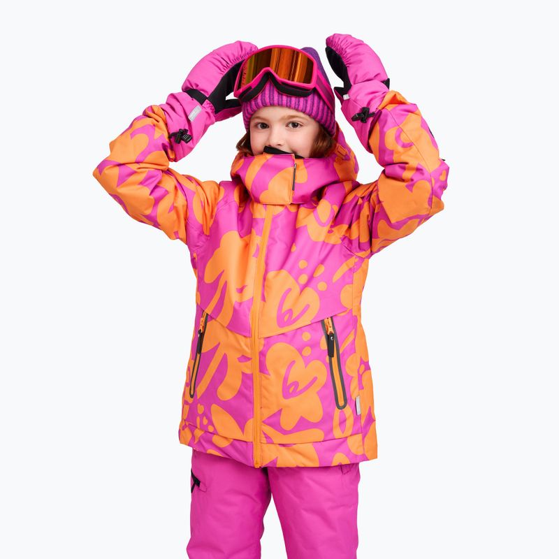 Детско скиорско яке Reima Posio fucshia 12