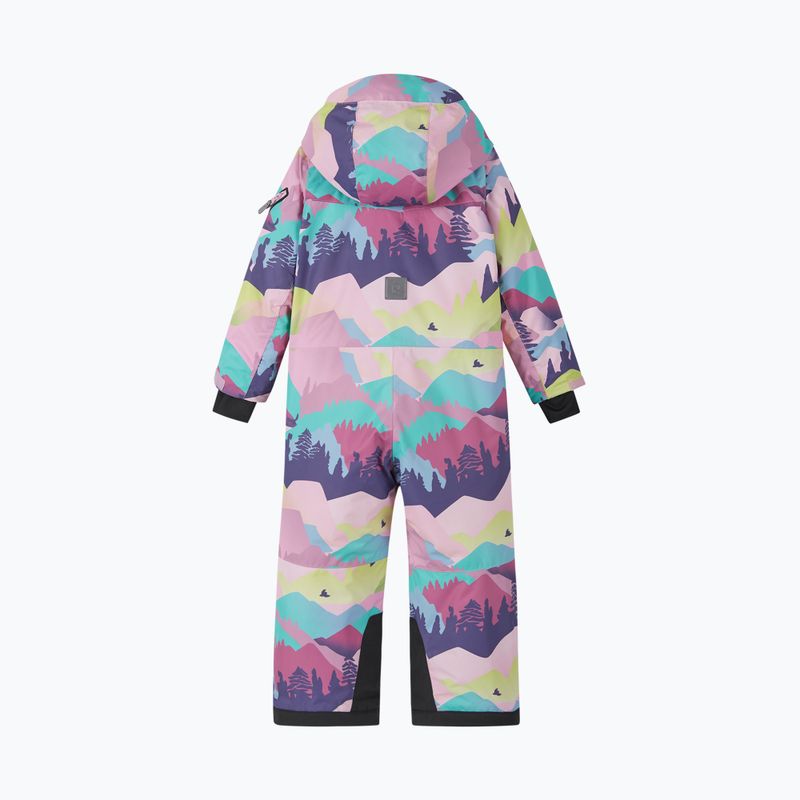 Детски скиорски гащеризон Reima Reach grey pink 2