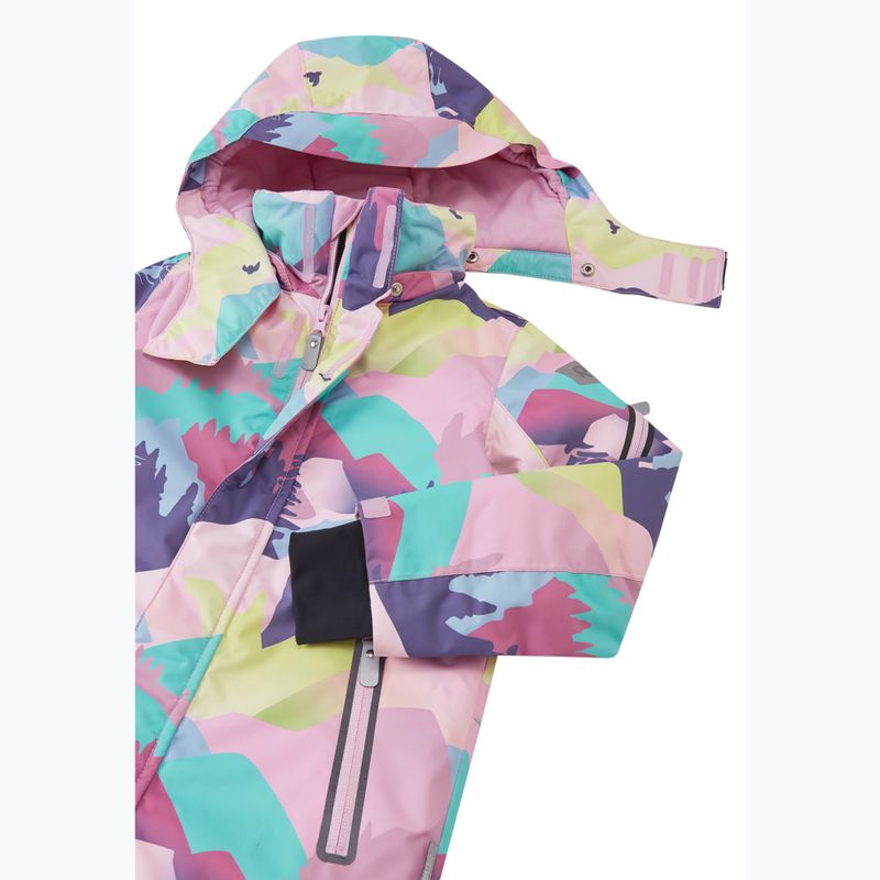 Детски скиорски гащеризон Reima Reach grey pink 3