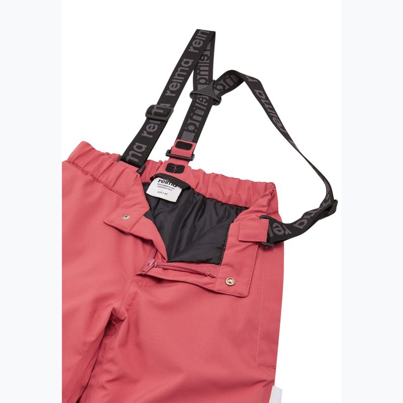 Детски скиорски панталони Reima Proxima red clay 3