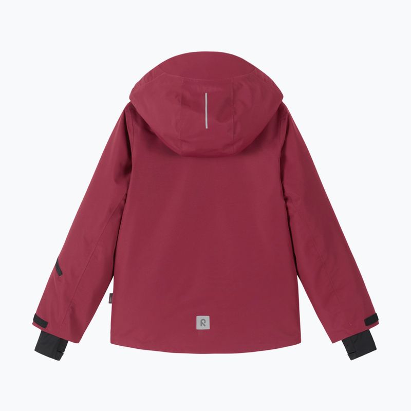 Детско скиорско яке Reima Tieten maroon 2