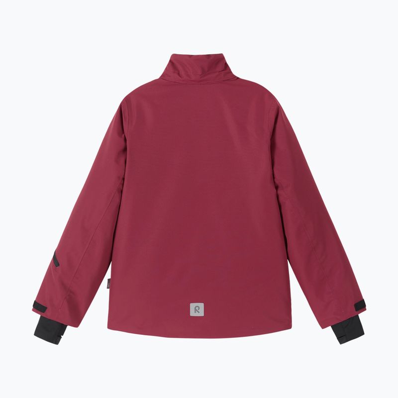 Детско скиорско яке Reima Tieten maroon 3