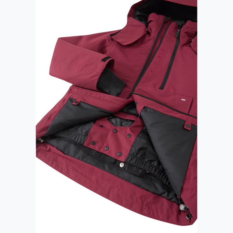 Детско скиорско яке Reima Tieten maroon 7