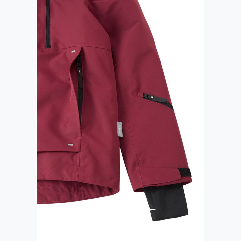 Детско скиорско яке Reima Tieten maroon 8