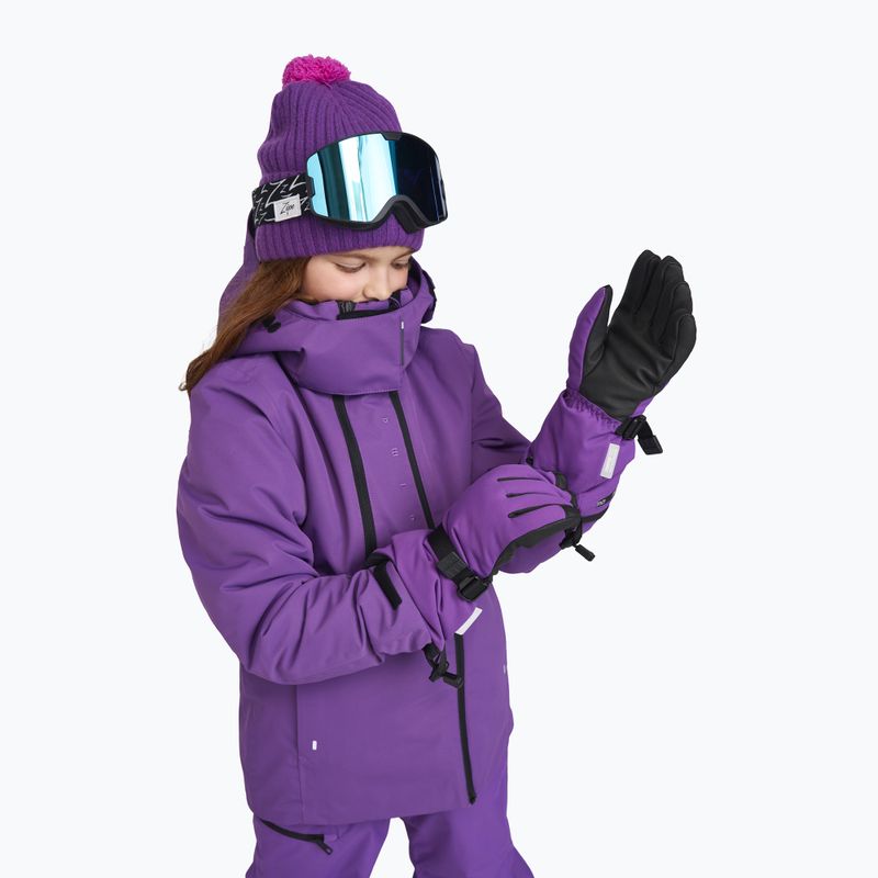 Детско скиорско яке Reima Perille plum purple 12