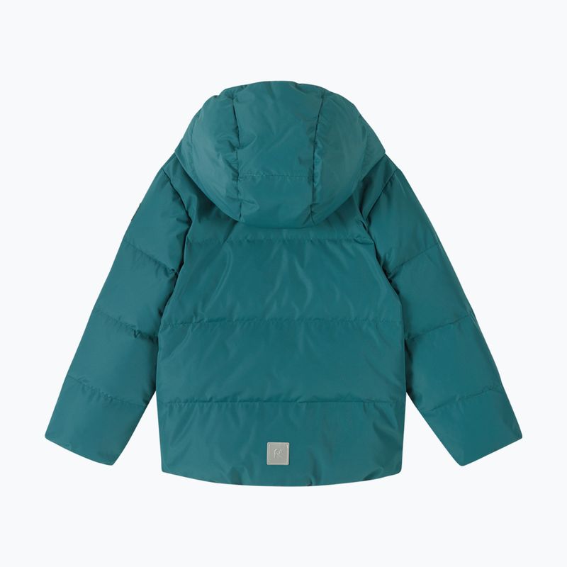 Детско пухено яке Reima Paimio dark teal 2