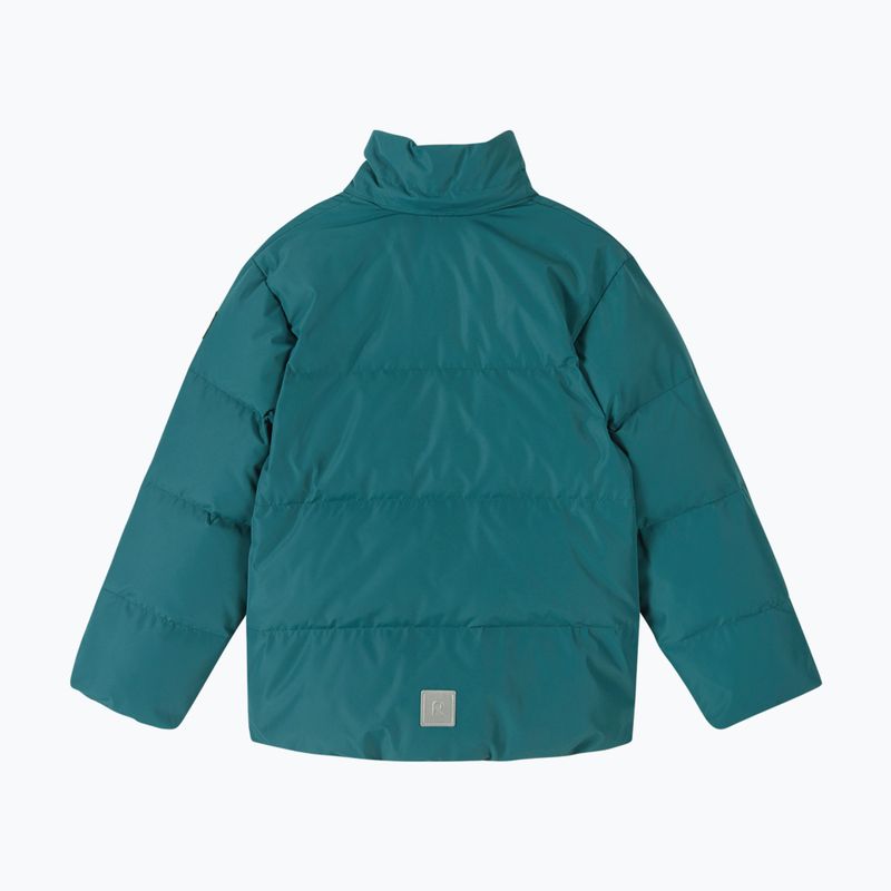 Детско пухено яке Reima Paimio dark teal 3