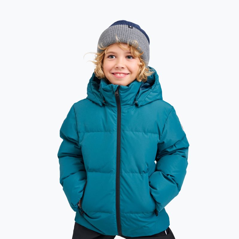 Детско пухено яке Reima Paimio dark teal 7