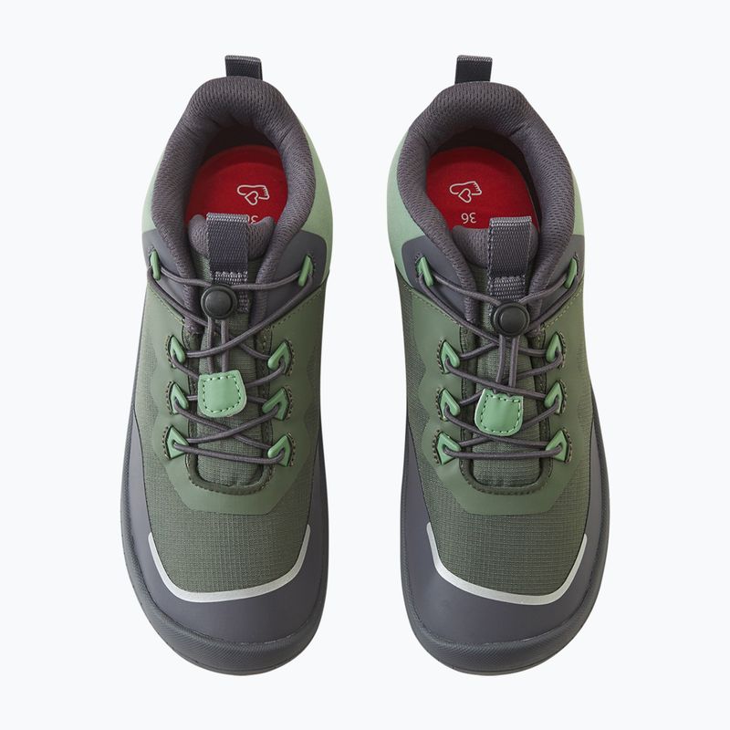 Детски обувки barefoot Reima Sankari thyme green 6
